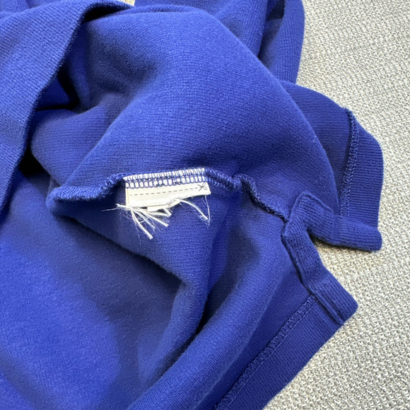 Polo Ralph Lauren Estate Rib Sweater Large Blue 1/4 Zip Pullover Comfort - Picture 5 of 9